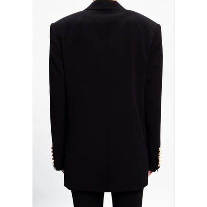 Balmain Black Viscose Women Blazer