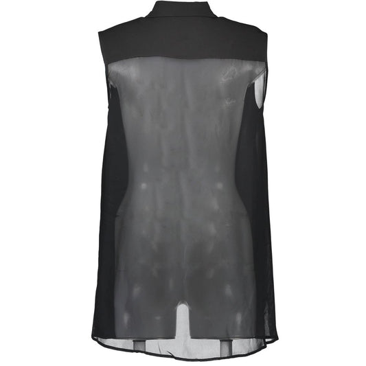 Love Moschino Black Viscose Shirt