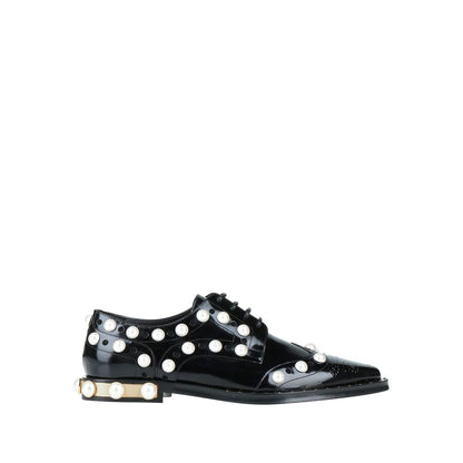 Dolce & Gabbana Black Leather Oxfords And Derby