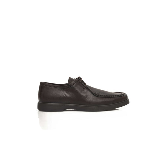 Cerruti 1881 Brown Cowhide Men Derby Shoe