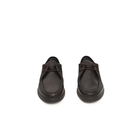 Cerruti 1881 Brown Cowhide Men Derby Shoe