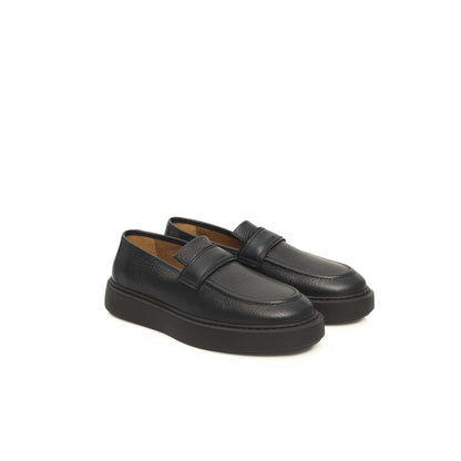 Cerruti 1881 Blue Leather Men's Loafer
