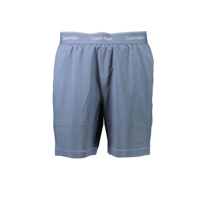 Calvin Klein Blue Polyester Pant