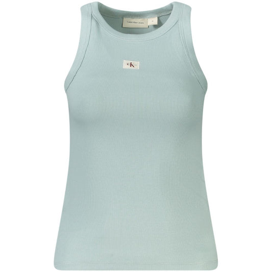 Calvin Klein Blue Cotton Tank Top