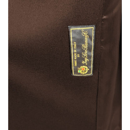 Made in Italy Brown Wool Coat