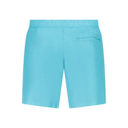 Trussardi Blue Polyester Swimwear