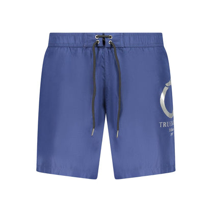 Trussardi Blue Polyester Swimwear
