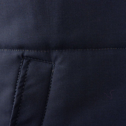 Made in Italy Blue Wool Sleveless Jacket
