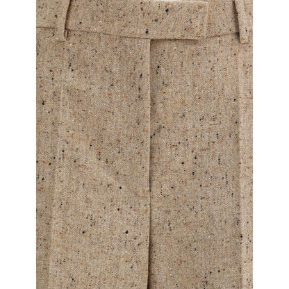 Valentino Palazzo Trousers in Bottonato Natté