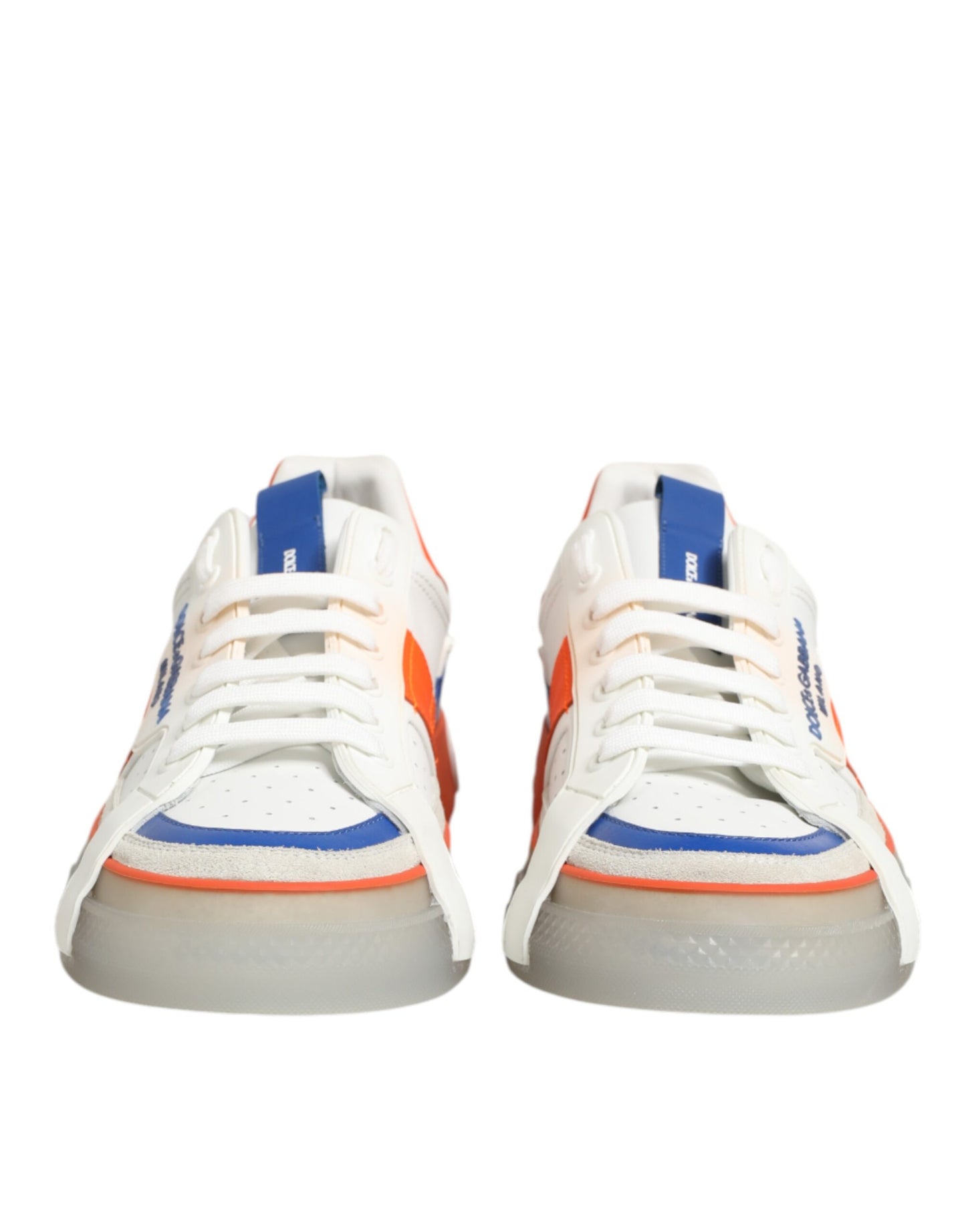 Dolce & Gabbana Multicolor Leather Low Top Men Sneakers Shoes