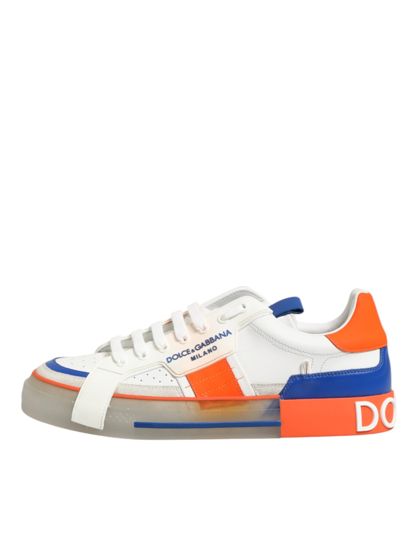 Dolce & Gabbana Multicolor Leather Low Top Men Sneakers Shoes