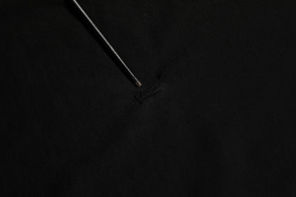 Dolce & Gabbana Black Logo Tape Cotton Crew Neck Men T-shirt