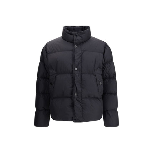 Daunenjacke mit Logo von Stone Island
